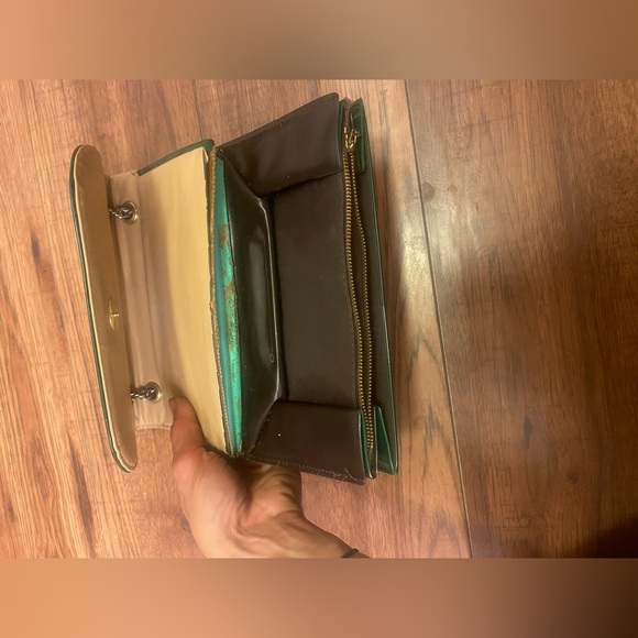 Vintage Elegant Green Chain Strap Women's Bag - Picture 4 of 9